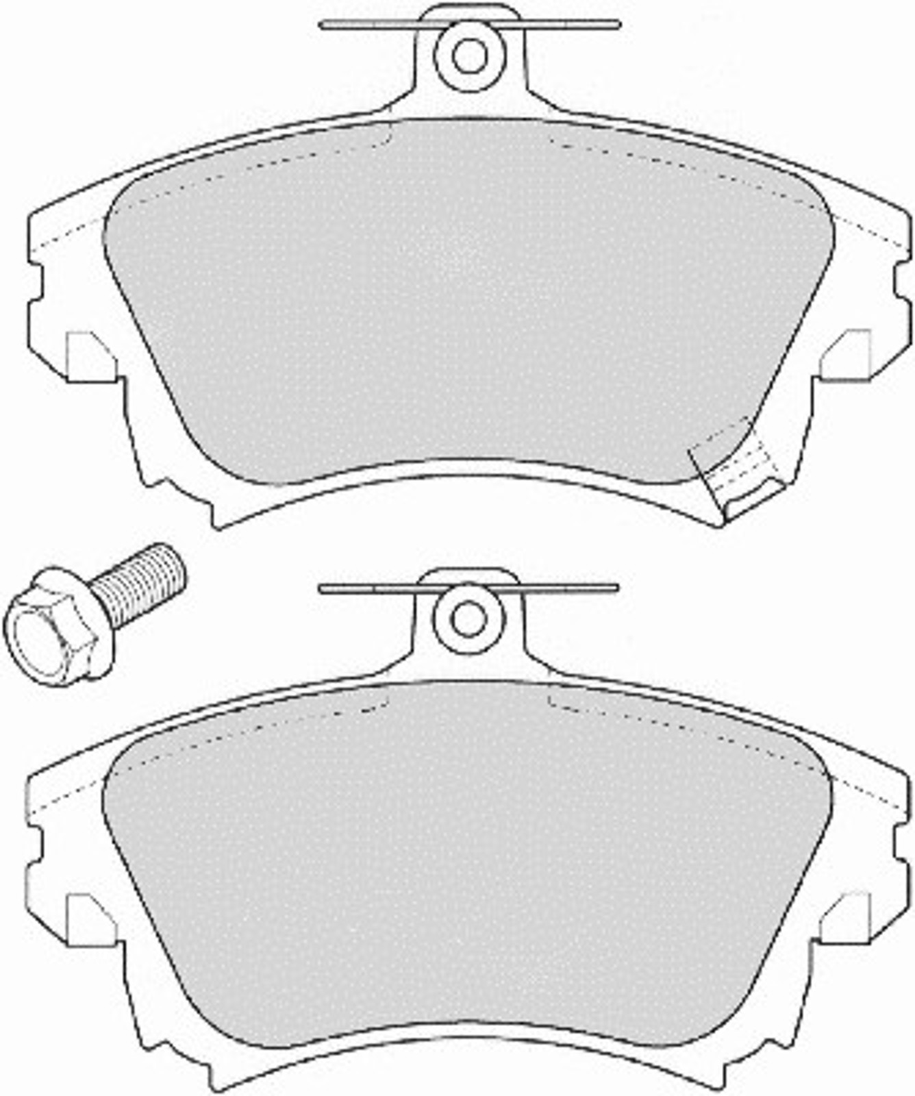 Колодки тормозные дисковые NECTO FD6857A