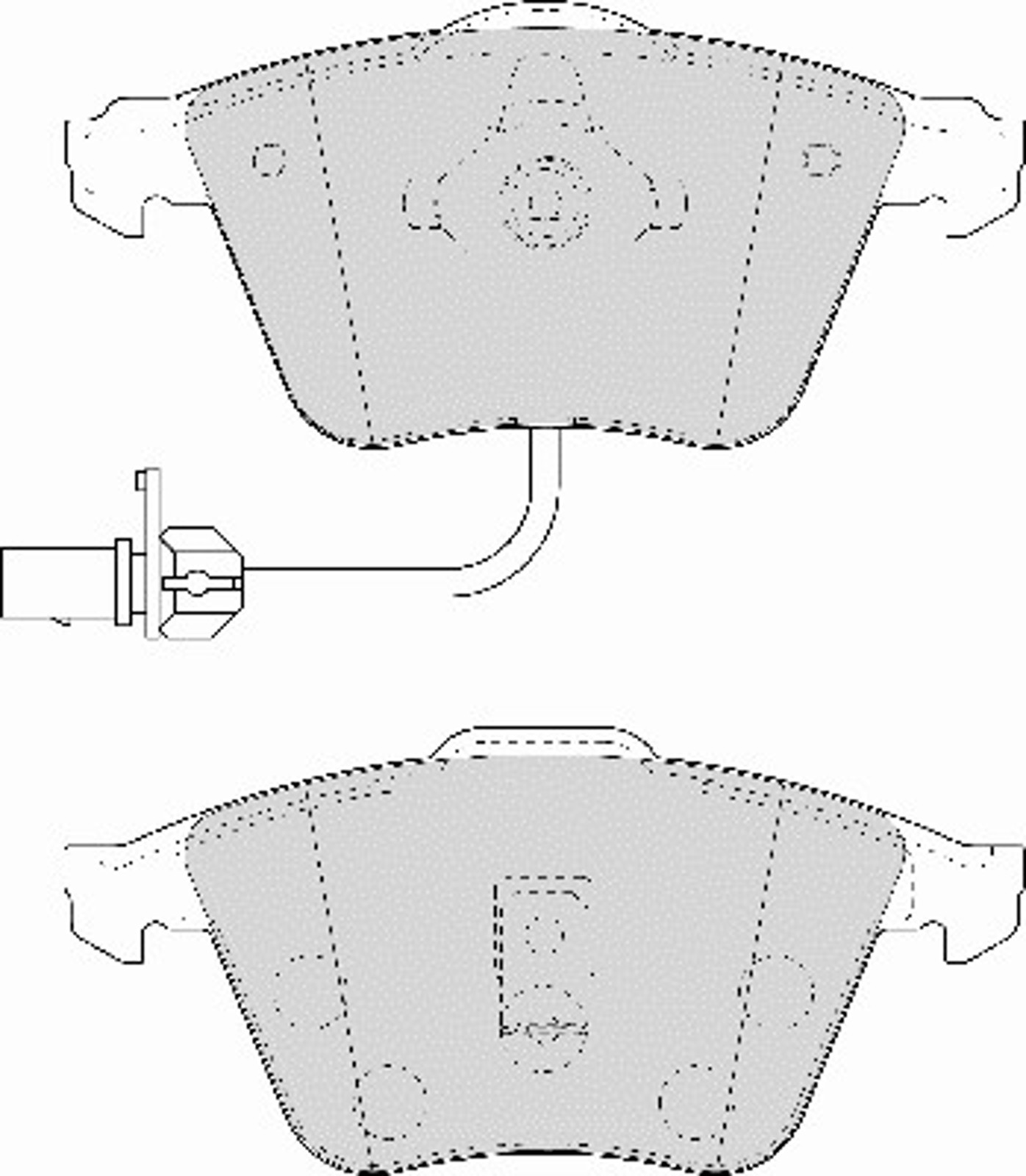 FD6862A NECTO Колодки тормозные дисковые