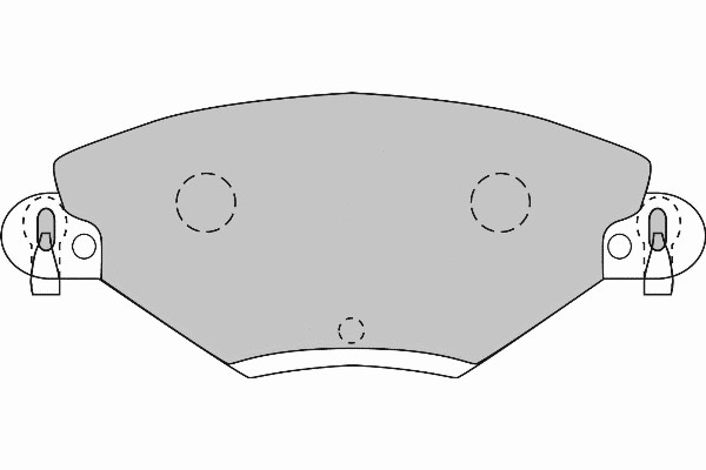 FD6875N NECTO Колодки тормозные дисковые