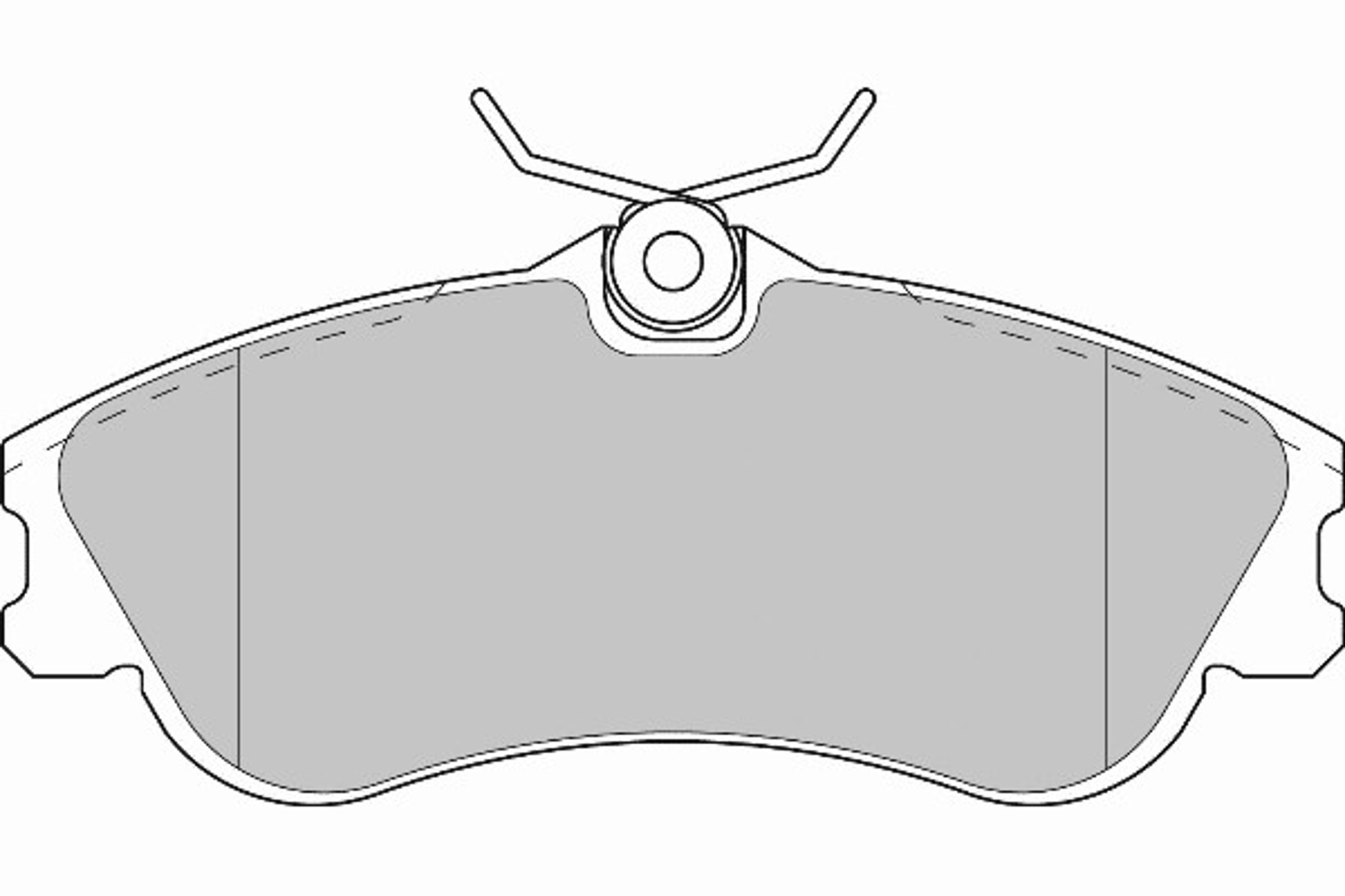 Колодки тормозные дисковые NECTO FD6892A