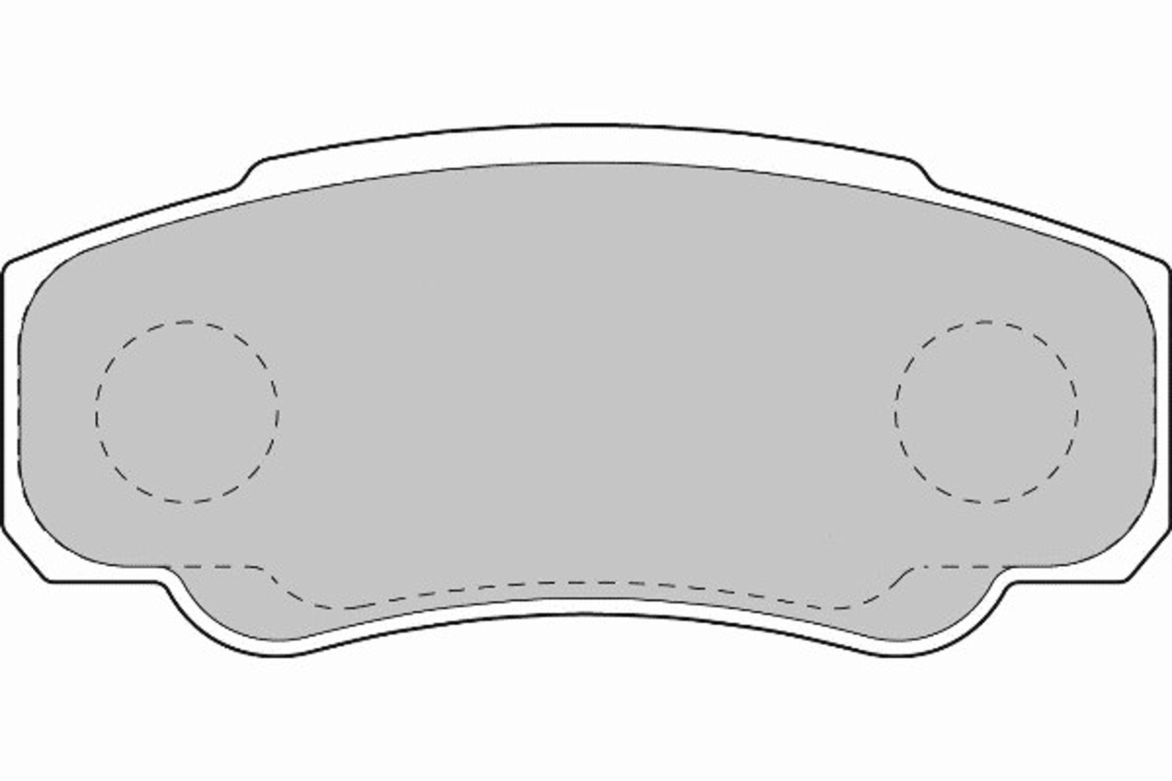 FD6897V NECTO Колодки тормозные дисковые