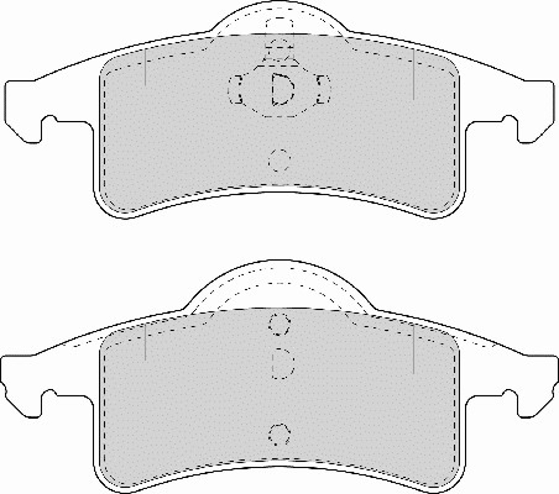Колодки тормозные дисковые NECTO FD6954A