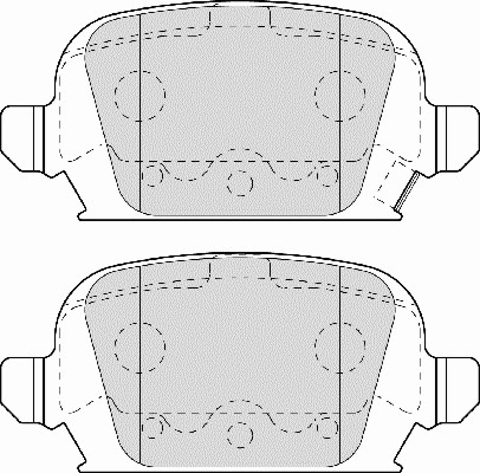 Колодки тормозные дисковые NECTO FD7013A