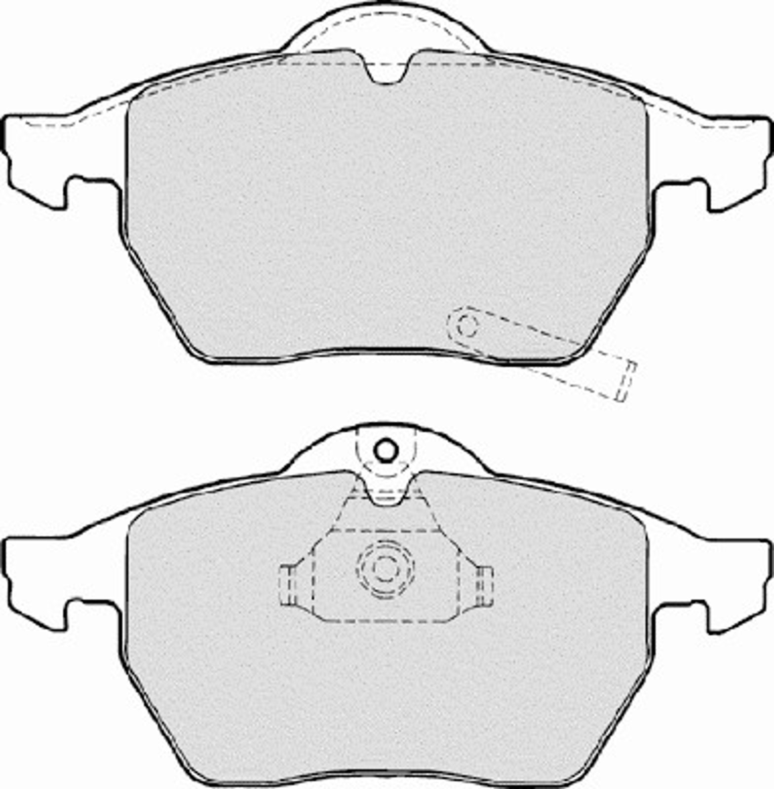 Колодки тормозные дисковые NECTO FD7025A