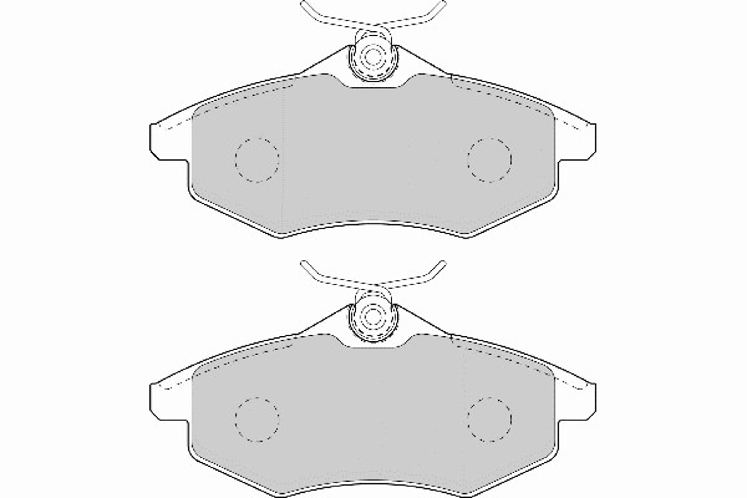 Колодки тормозные дисковые NECTO FD7027A