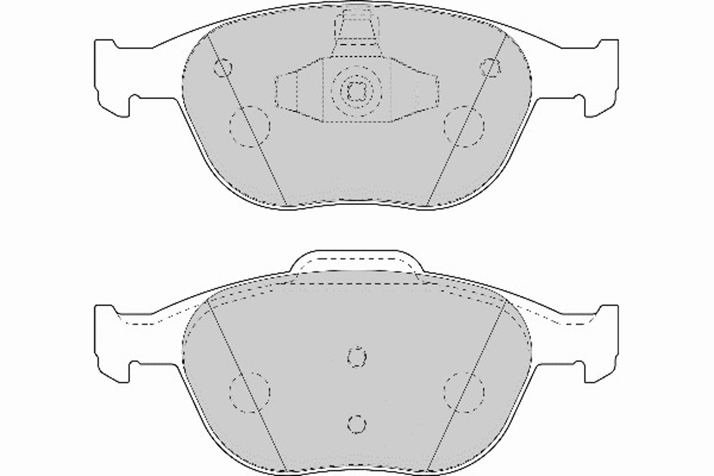 Колодки тормозные дисковые NECTO FD7034V