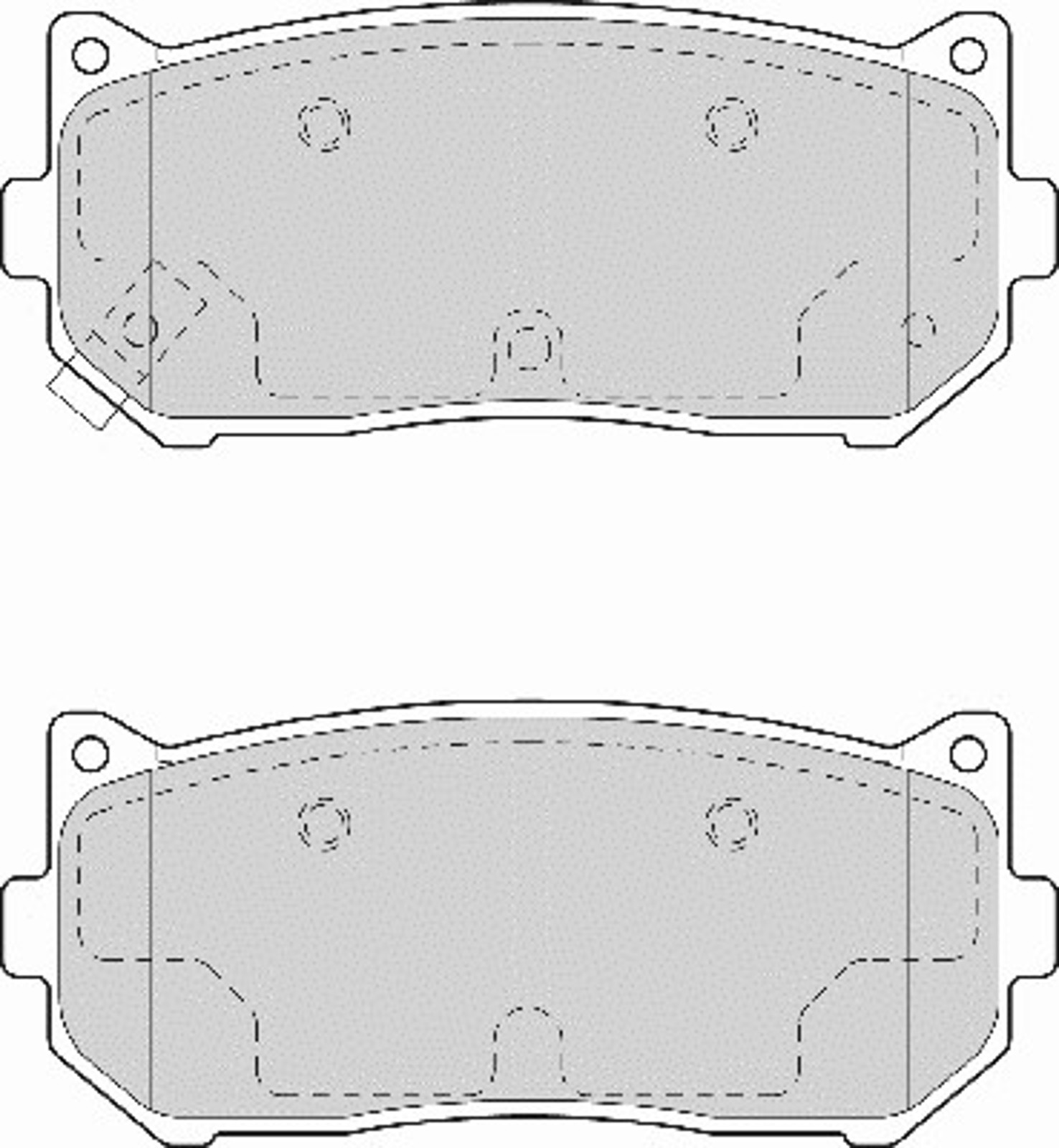 Колодки тормозные дисковые NECTO FD7035A