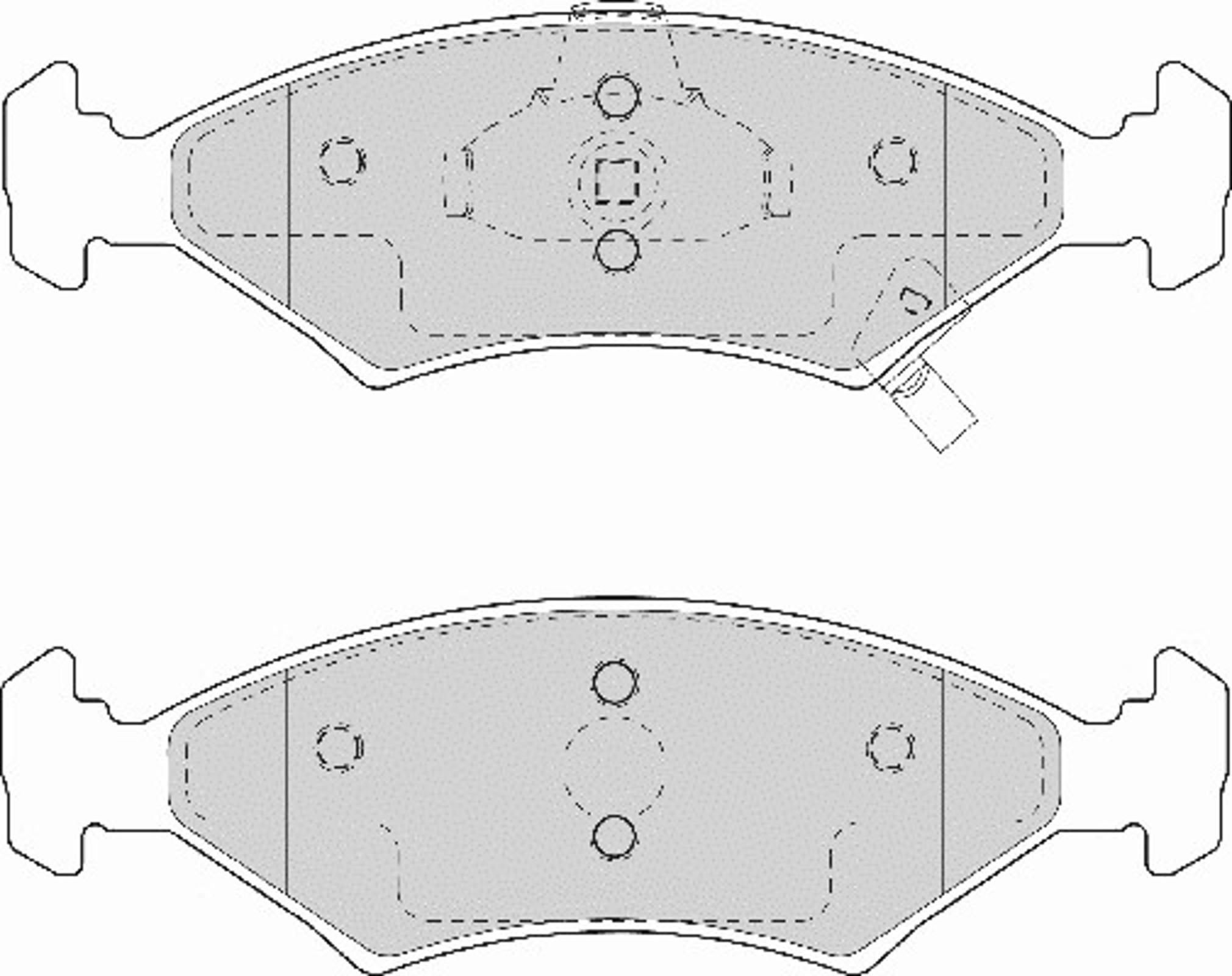 FD7053A NECTO Колодки тормозные дисковые