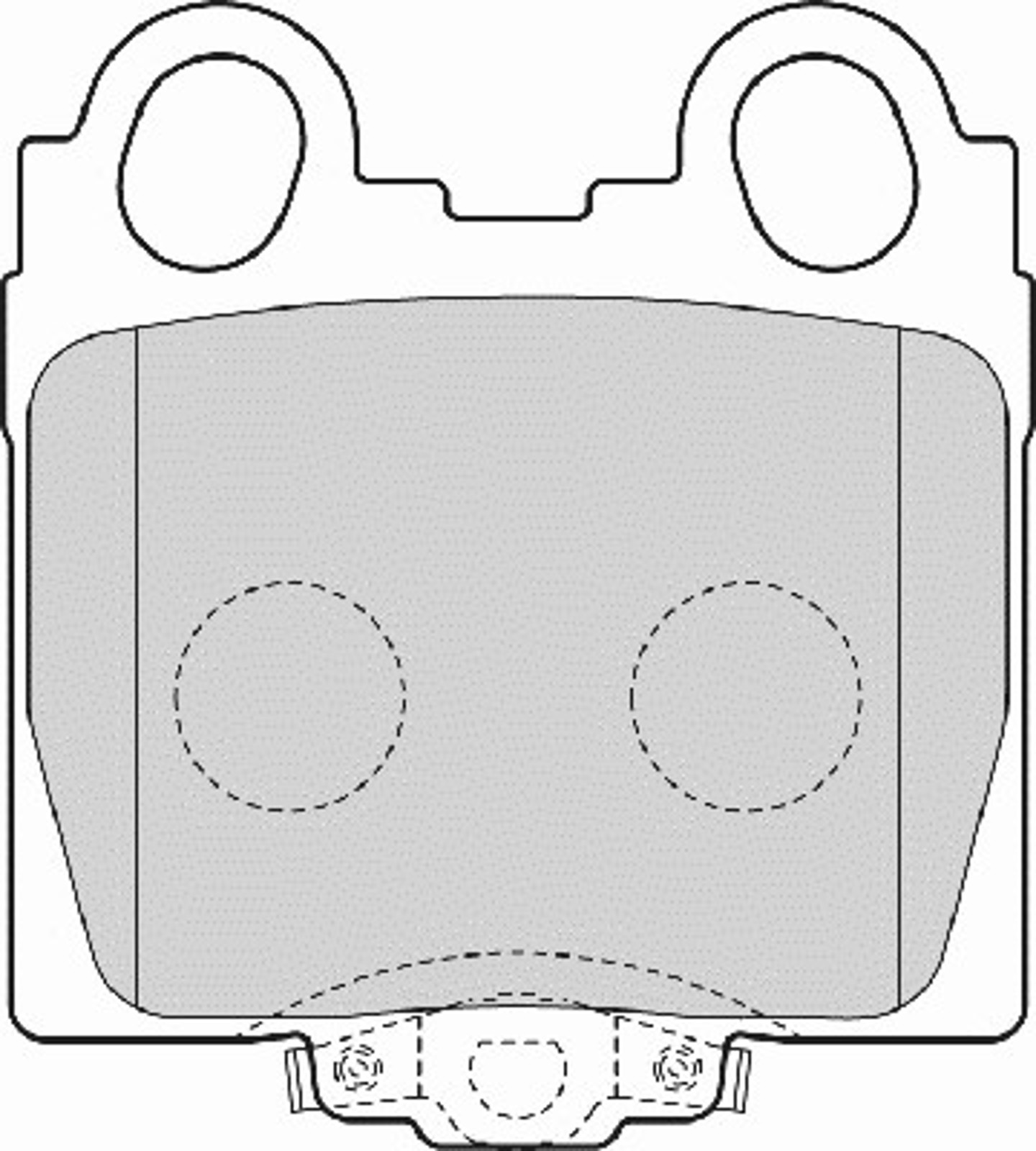 Колодки тормозные дисковые NECTO FD7054A