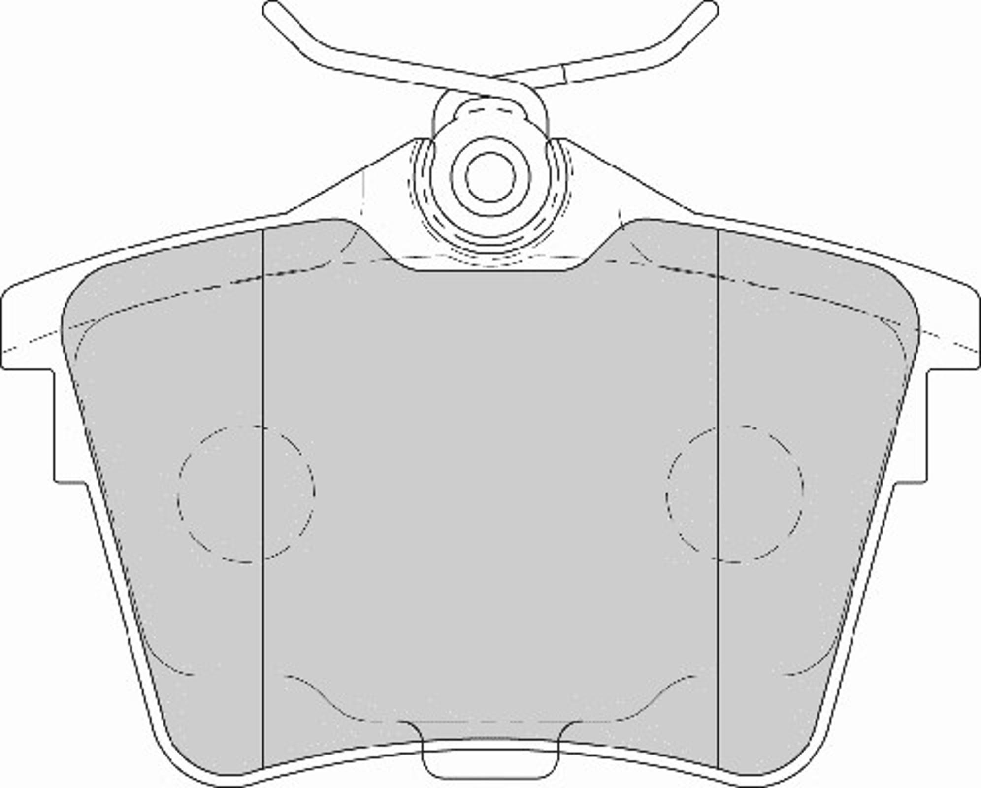 FD7106A NECTO Колодки тормозные дисковые