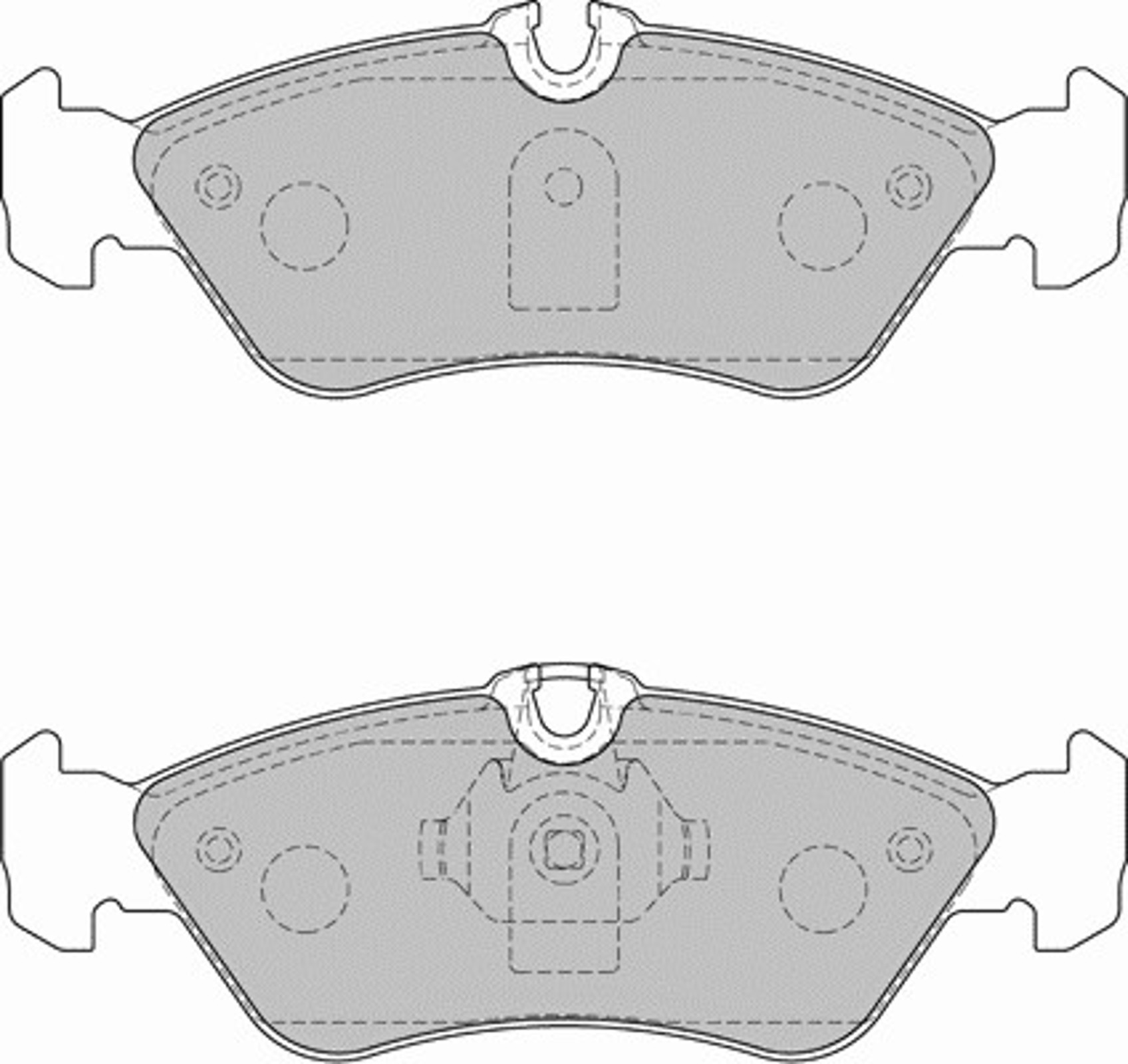 Колодки тормозные дисковые NECTO FD7233V