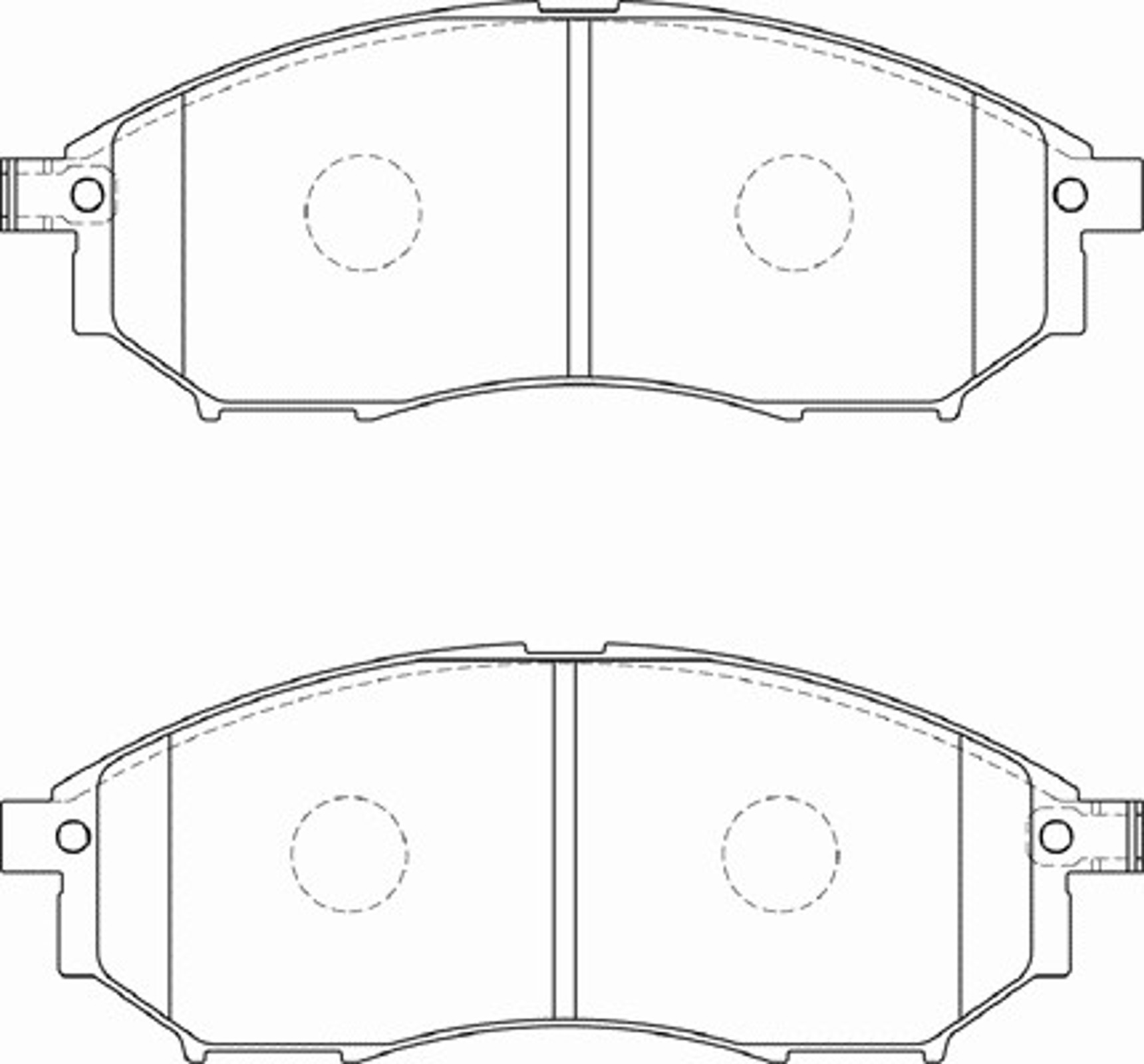 FD7238A NECTO Комплект тормозных колодок, дисковый тормоз