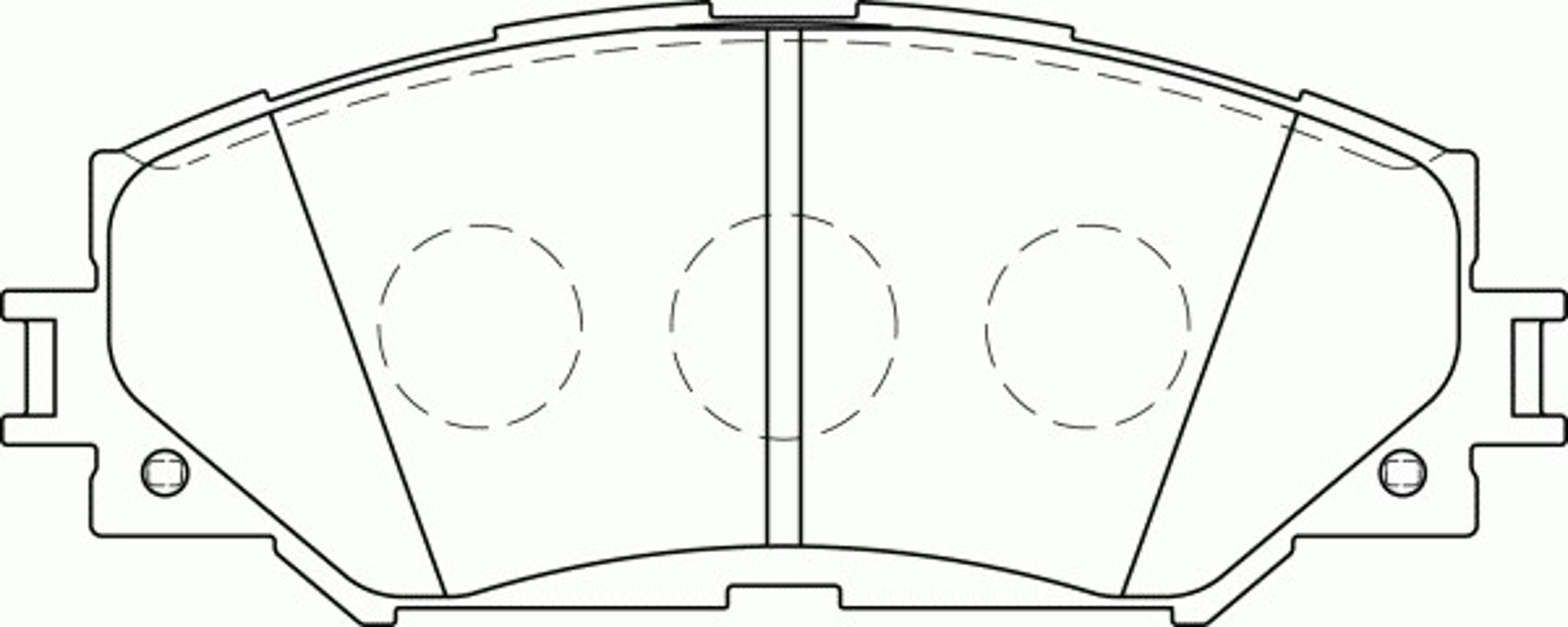 Колодки тормозные дисковые NECTO FD7243A