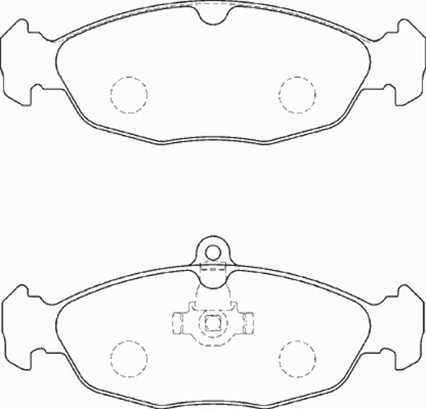 FD7253A NECTO Колодки тормозные дисковые