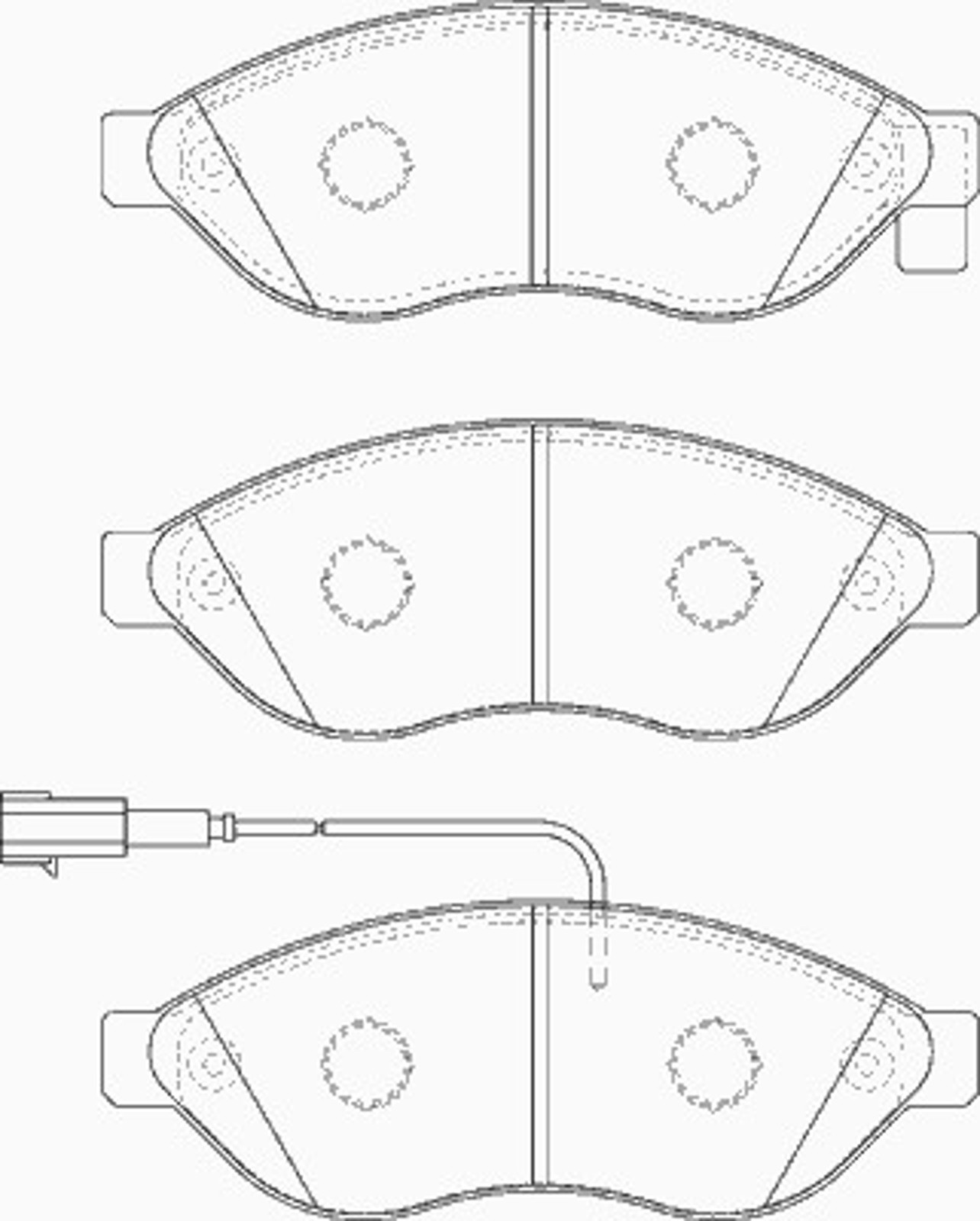 Колодки тормозные дисковые NECTO FD7267V