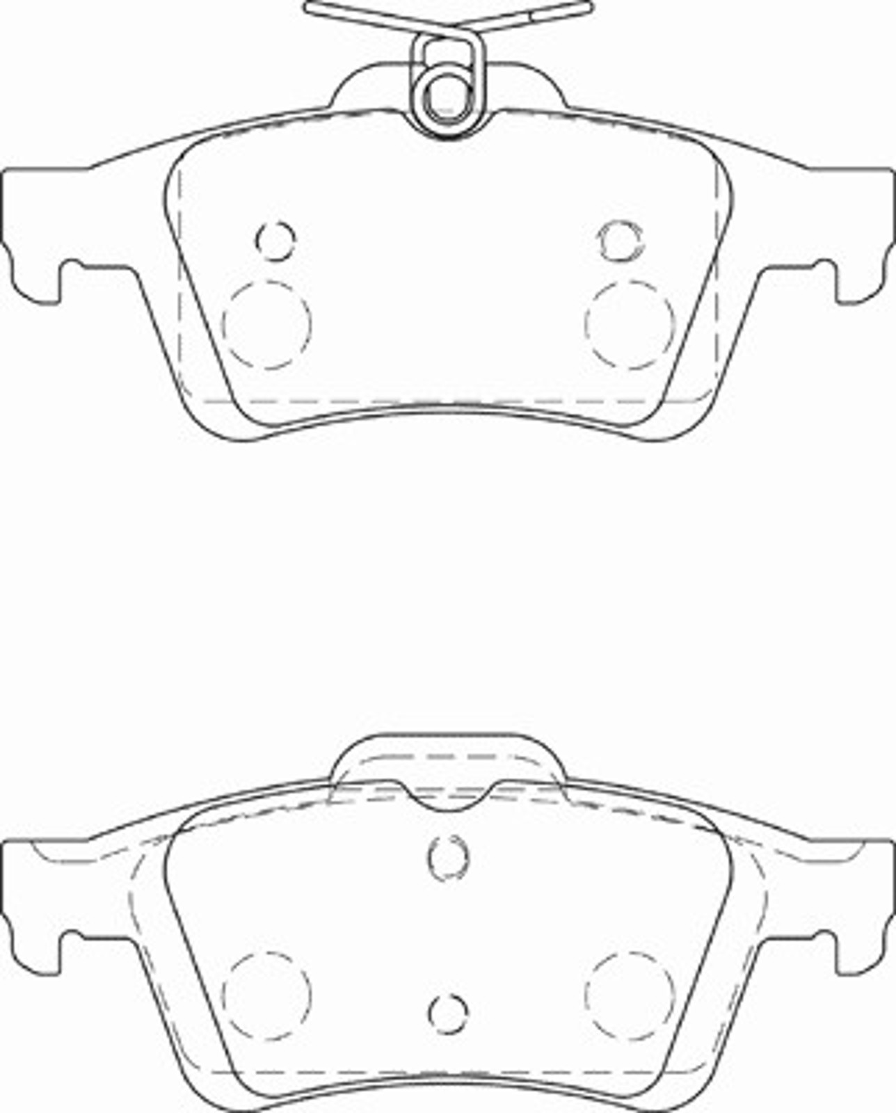 Колодки тормозные дисковые NECTO FD7274A
