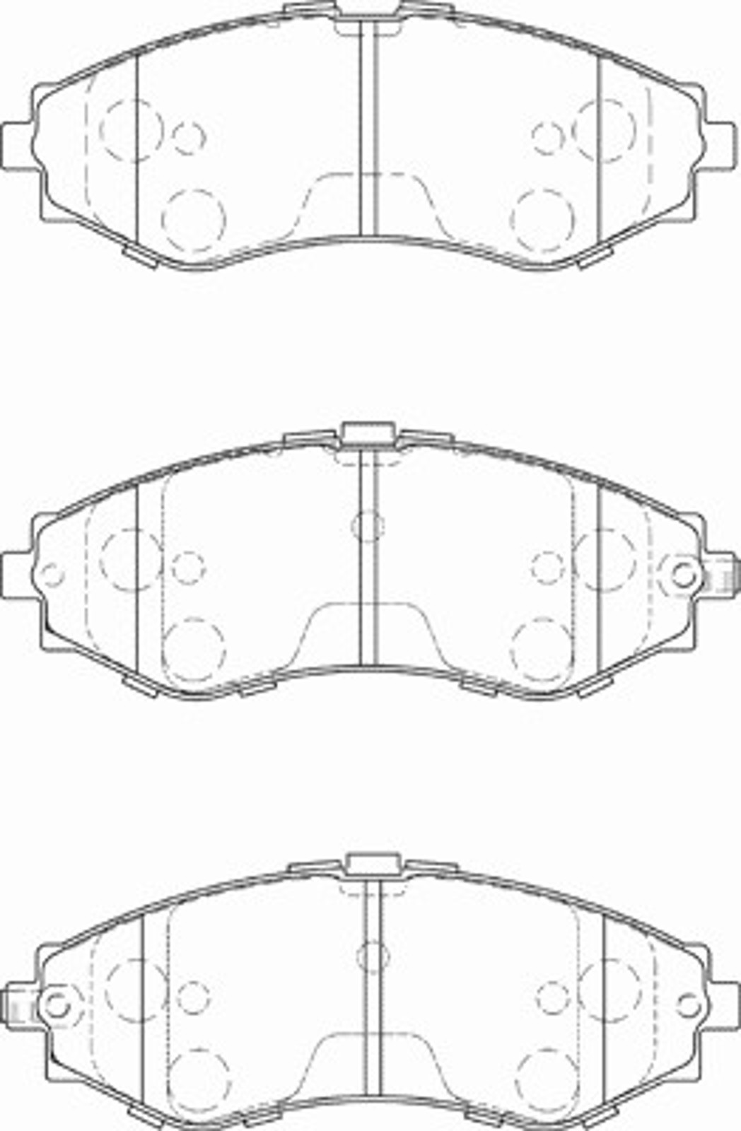 Колодки тормозные дисковые NECTO FD7294A