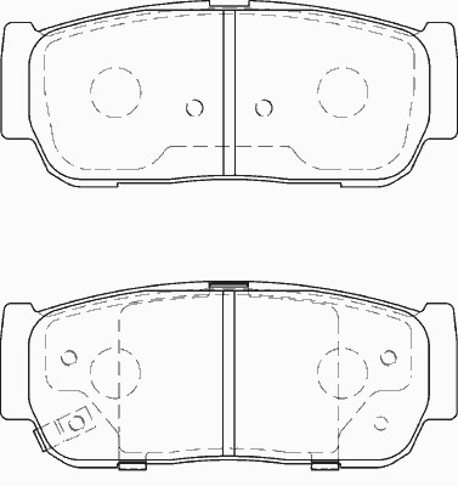 Колодки тормозные дисковые NECTO FD7320A