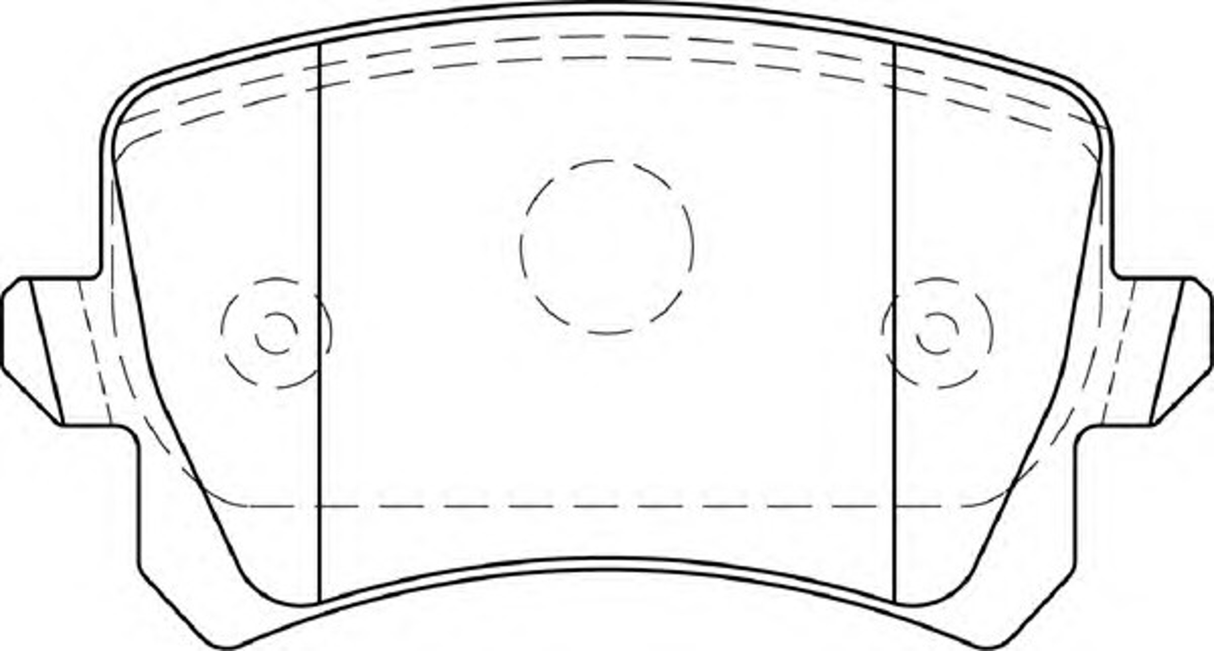 Колодки тормозные дисковые NECTO FD7350A