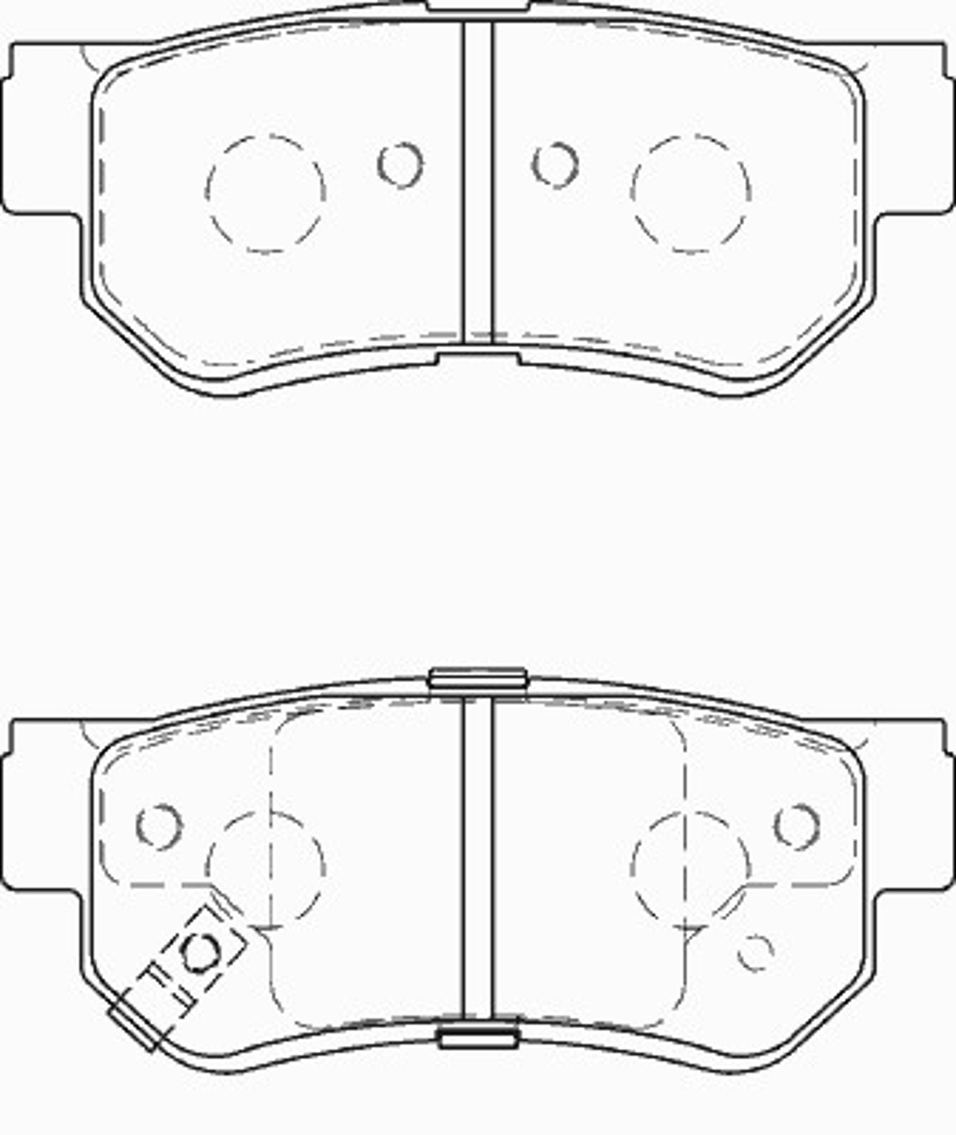 Колодки тормозные дисковые NECTO FD7443A
