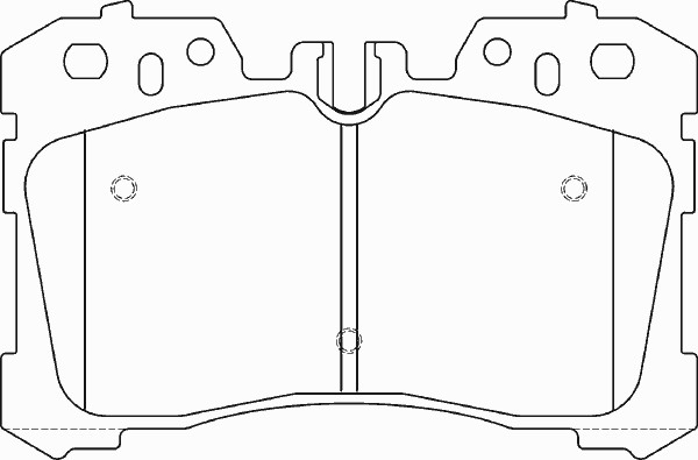 Колодки тормозные дисковые NECTO FD7464A