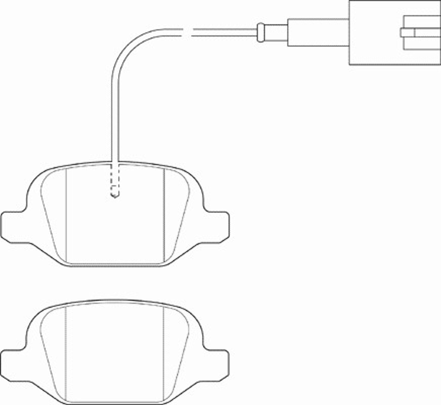 FD7492A NECTO Комплект тормозных колодок, дисковый тормоз