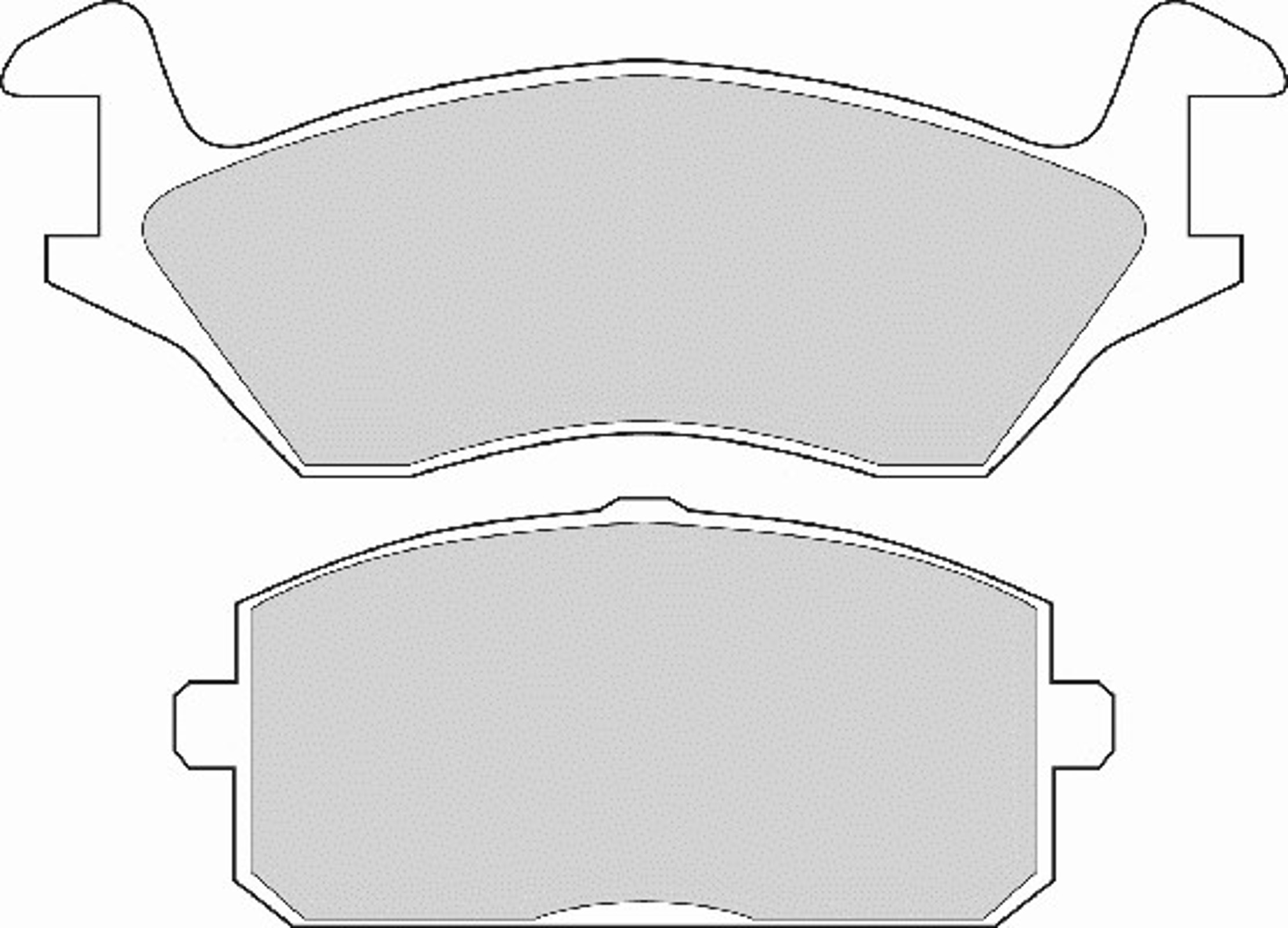 Колодки тормозные дисковые NECTO FD833A