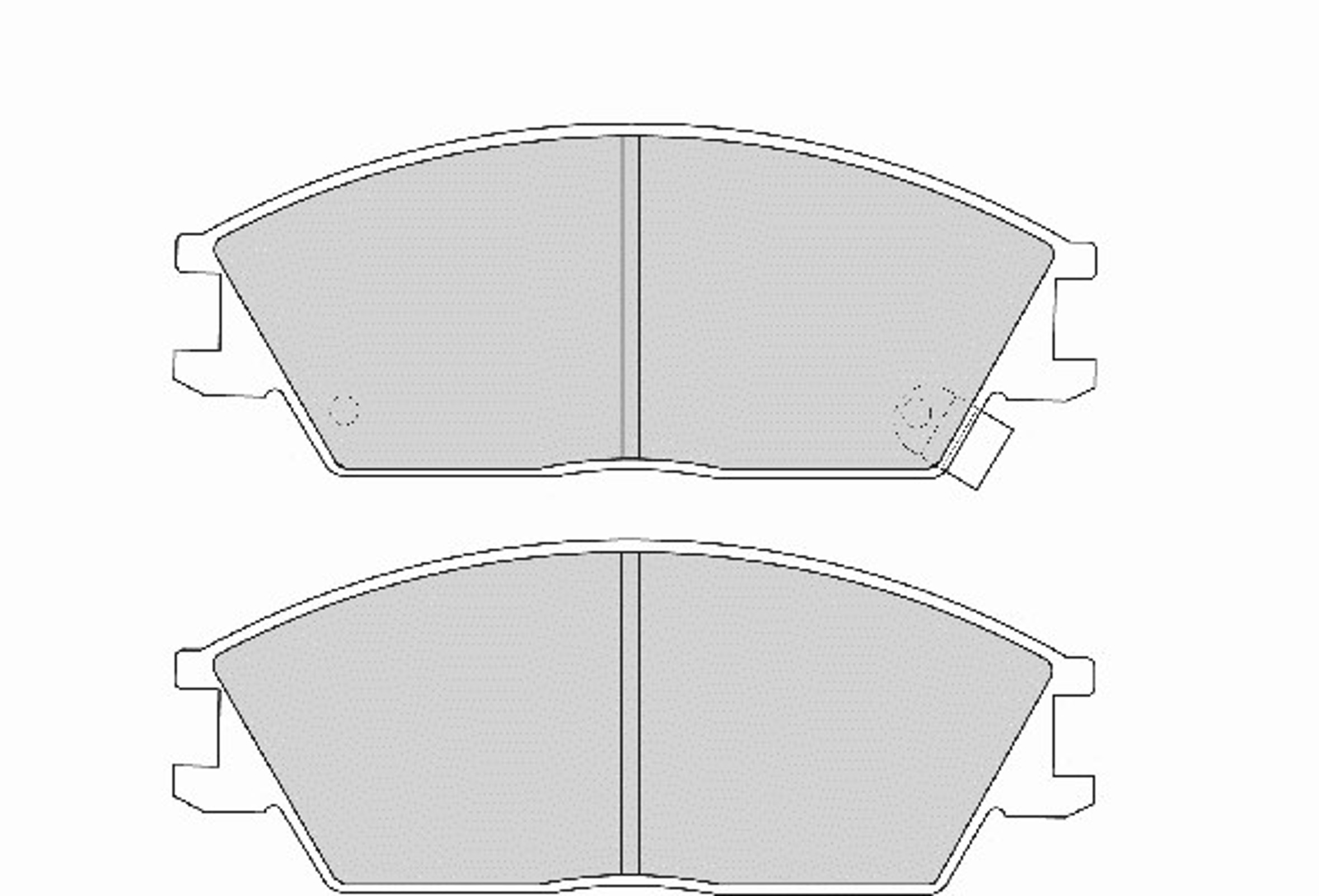 Колодки тормозные дисковые NECTO FD897A