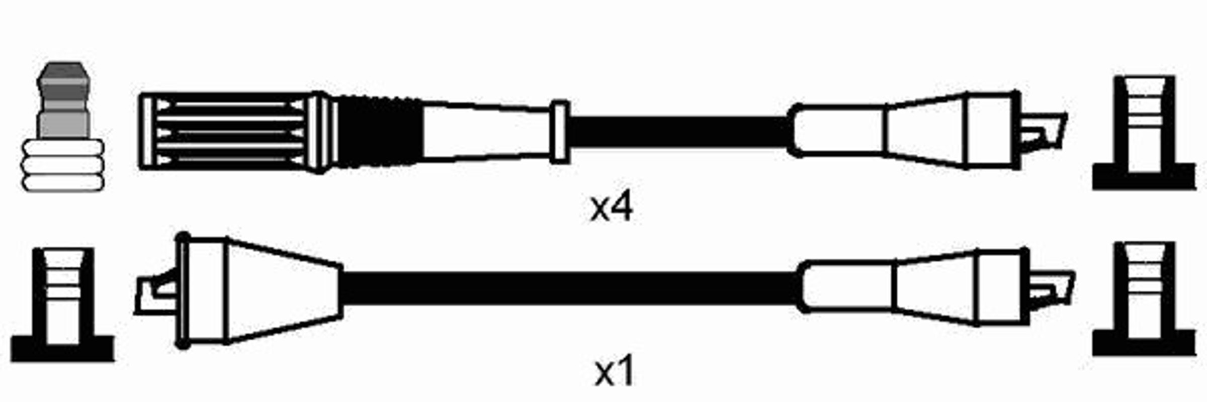 Комплект проводов зажигания NGK 0693
