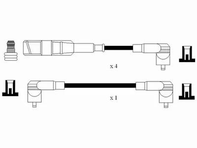 Фото 1 0958 NGK Комплект проводов зажигания