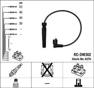 Провод высоковольтный NGK 8276