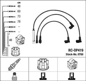 0789 NGK Комплект проводов зажигания