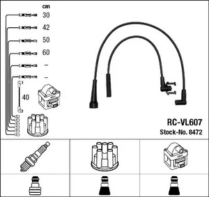 8472 NGK Комплект проводов зажигания