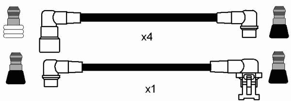 2993 NGK Комплект проводов зажигания