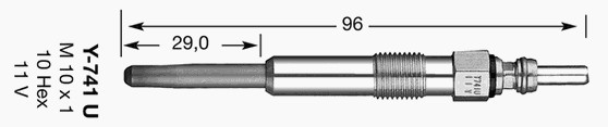 D-POWER20 NGK 6943 / D-POWER20 Свеча накаливания