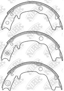 Колодки тормозные барабанные NIBK FN6704