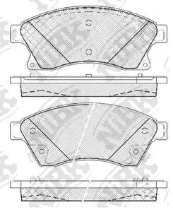 Тормозные колодки NIBK PN0391