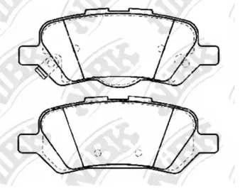 Тормозные колодки дисковые NIBK PN21002