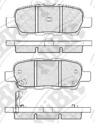 Тормозные колодки NIBK PN2466