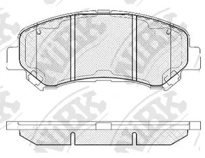 PN2801 NIBK Тормозные колодки