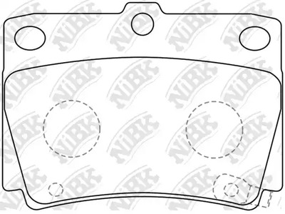 Тормозные колодки NIBK PN3391