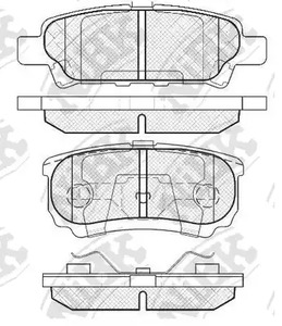 PN3502 NIBK Тормозные колодки