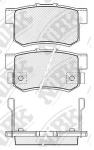 PN8397 NIBK Тормозные колодки