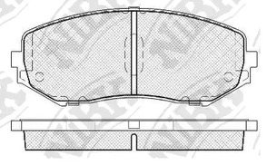 Тормозные колодки NIBK PN9802