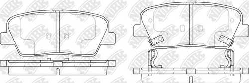 PN0415 NIBK Тормозные колодки