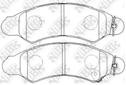 Тормозные колодки NIBK PN7477