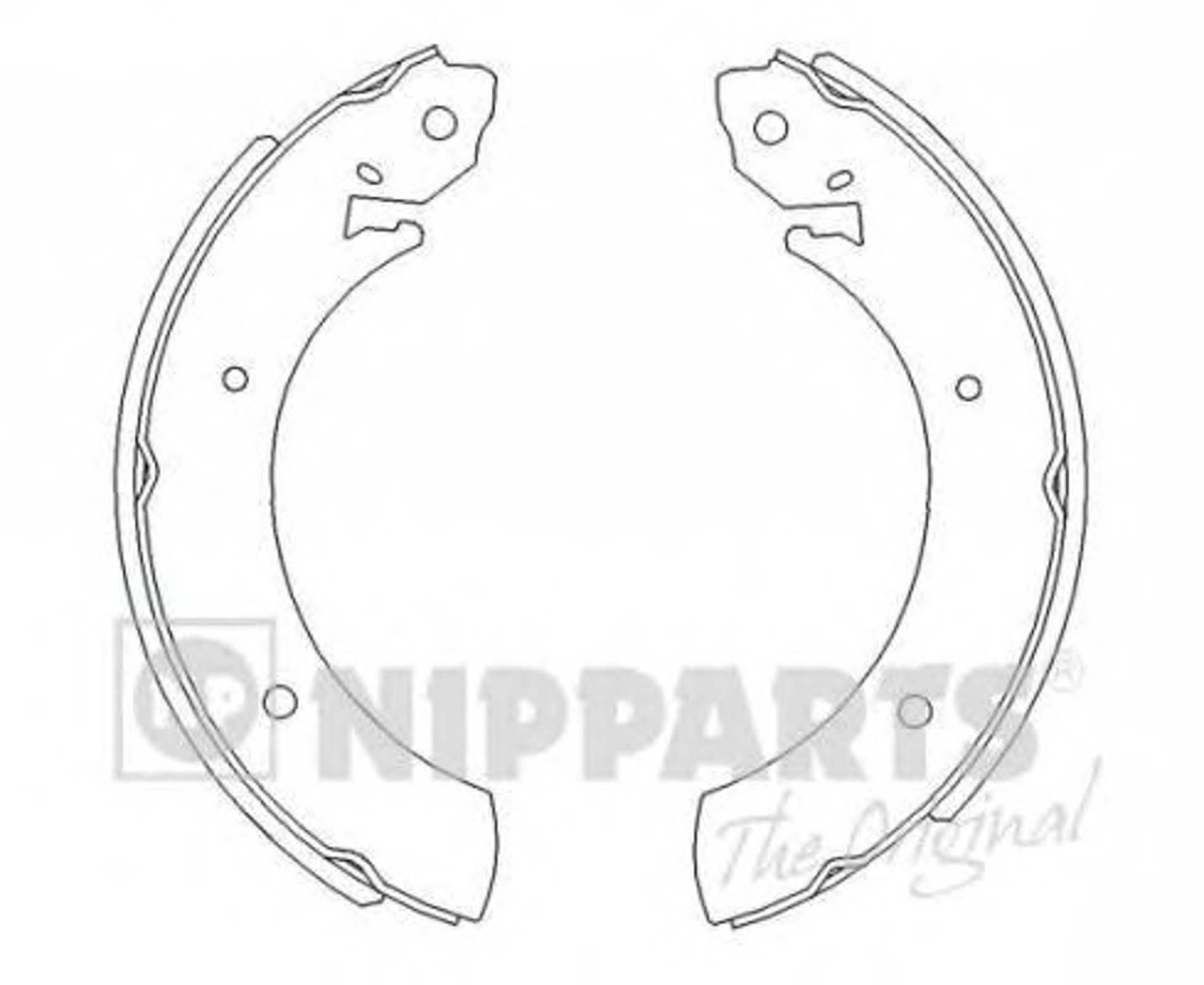 Комплект тормозных колодок NIPPARTS J3500502