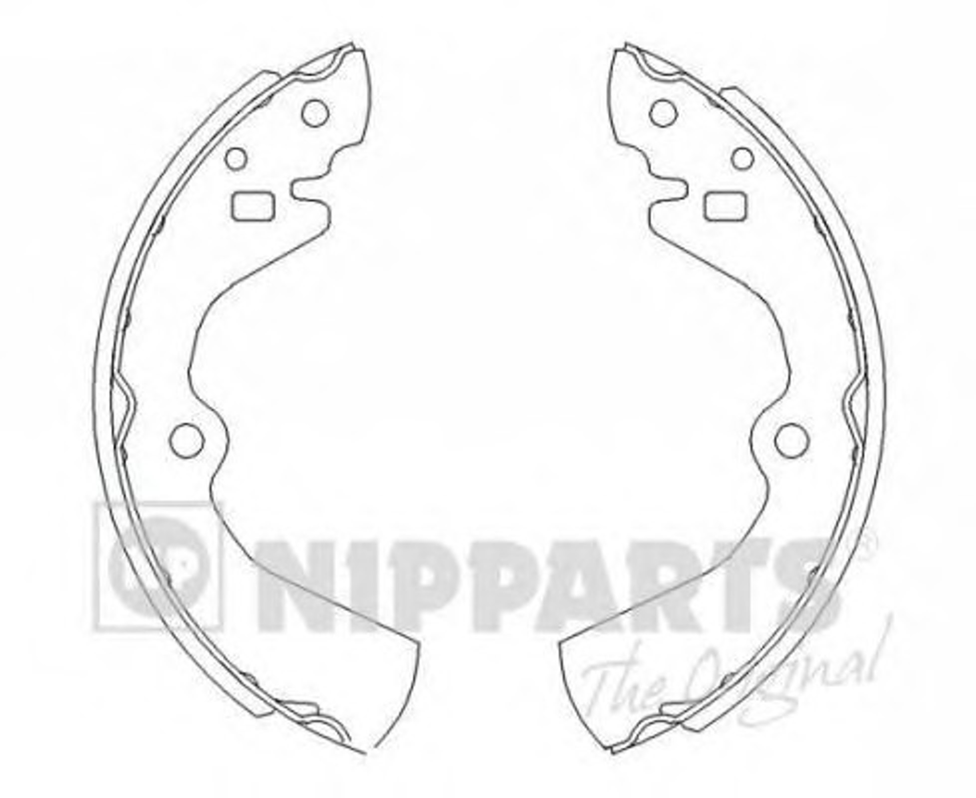 Комплект тормозных колодок NIPPARTS J3501034