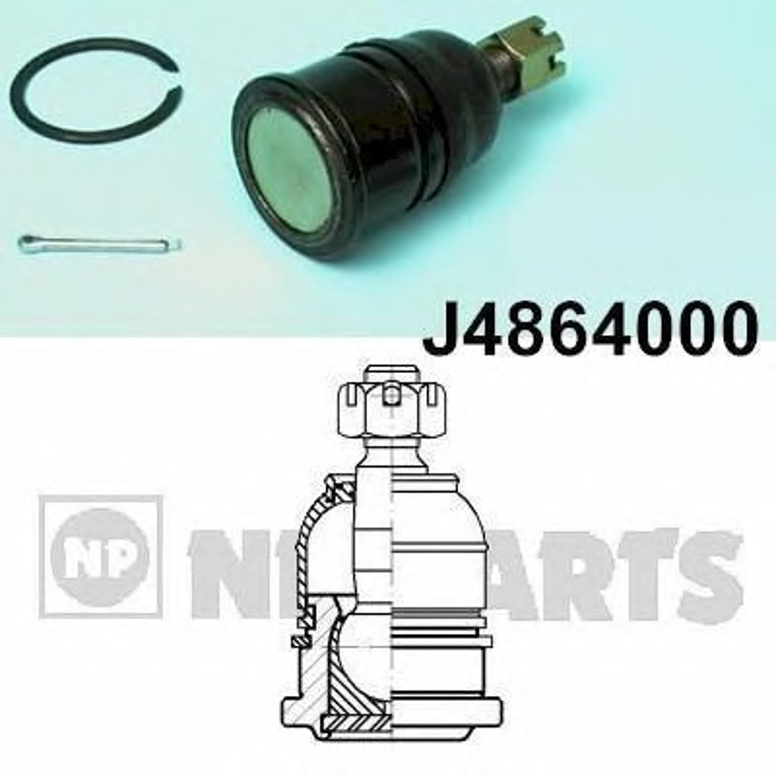 Опора шаровая NIPPARTS J4864000