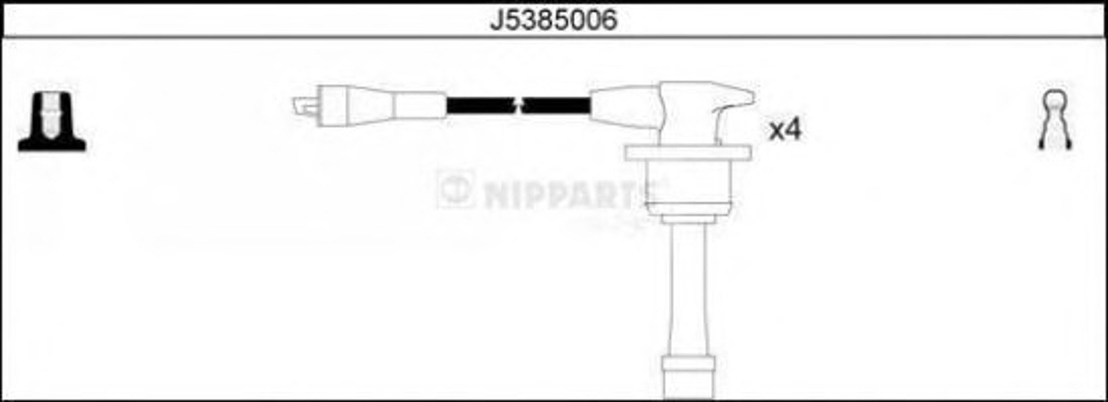 Комплект проводов зажигания NIPPARTS J5385006